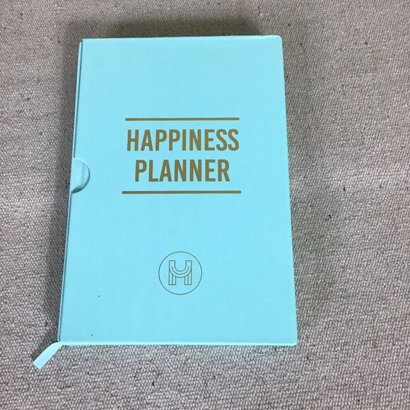 Mint 100 Days of Happiness Planner / Journal Undated Task management  to do list - Picture 3 of 7
